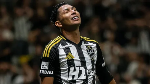 Rony jogador do Atletico-MG durante partida contra o Corinthians no estadio Arena MRV pelo campeonato Brasileiro A 2025. Foto: Fernando Moreno/AGIF