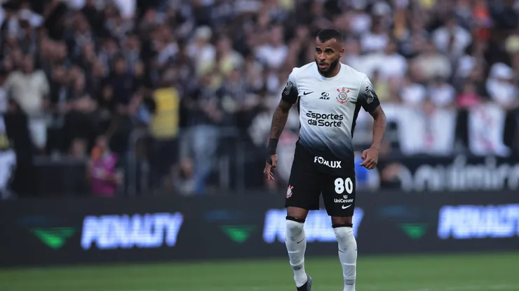 Alex Santana jogador do Corinthians durante partida contra o Juventude no estadio Arena Corinthians pelo campeonato Brasileiro A 2024.