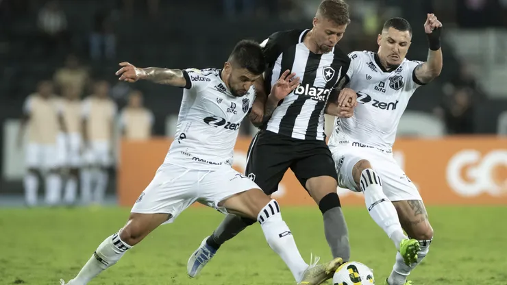 Botafogo x Ceará se enfrentarão pelo CampeonatoBrasileiro. Foto: Jorge Rodrigues/AGIF