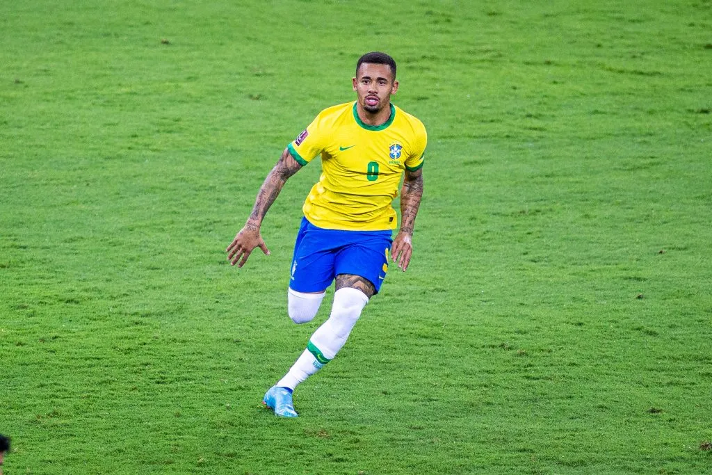 MG – Belo Horizonte – 01/02/2022 – ELIMINATORIAS COPA DO MUNDO 2022 – Gabriel Jesus jogador do Brasil durante partida contra o Paraguai no estadio Mineirao pelo campeonato Eliminatorias Copa do Mundo 2022. Foto: Alessandra Torres/AGIF