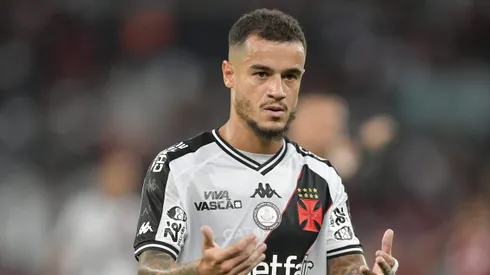 RJ – RIO DE JANEIRO – 01/03/2025 – CARIOCA 2025, VASCO X FLAMENGO – Coutinho jogador do Vasco durante partida contra o Flamengo no estadio Engenhao pelo campeonato Carioca 2025. Foto: Thiago Ribeiro/AGIF
