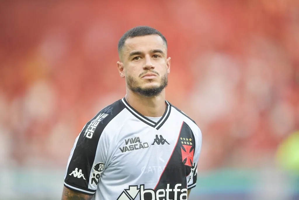 RJ – RIO DE JANEIRO – 08/03/2025 – CARIOCA 2025, FLAMENGO X VASCO – Coutinho jogador do Vasco durante partida contra o Flamengo no estadio Maracana pelo campeonato Carioca 2025. Foto: Thiago Ribeiro/AGIF
