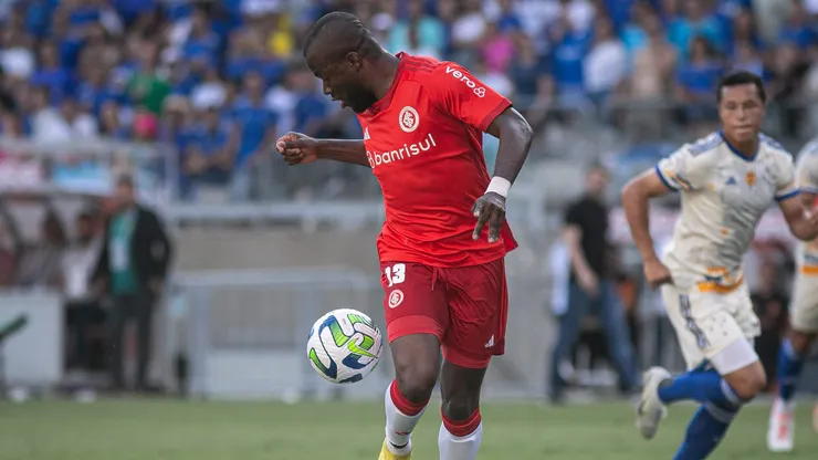 Enner Valencia jogador do Internacional durante partida contra o Cruzeiro no estadio Mineirao pelo campeonato Brasileiro A 2023.