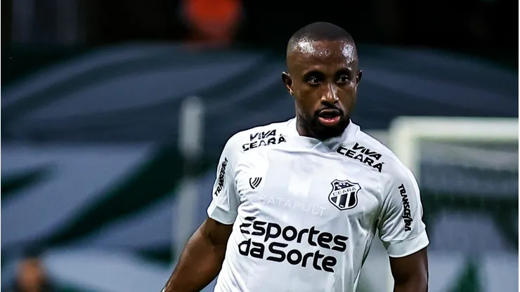 Dieguinho jogador do Ceara durante partida contra o Palmeiras no estadio Arena Allianz Parque pelo campeonato Copa Do Brasil 2025. Foto: Fabio Giannelli/AGIF