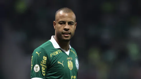 Mayke jogador do Palmeiras durante partida contra o Atlético-GO no estádio Arena Allianz Parque pelo campeonato Brasileiro A 2024. Foto: Marcello Zambrana/AGIF
