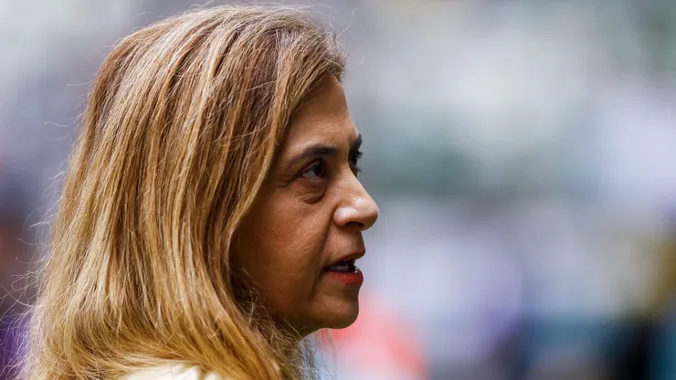 Leila Pereira presidente do Palmeiras durante partida contra o Criciuma no estadio Arena Allianz Parque pelo campeonato Brasileiro A 2024.