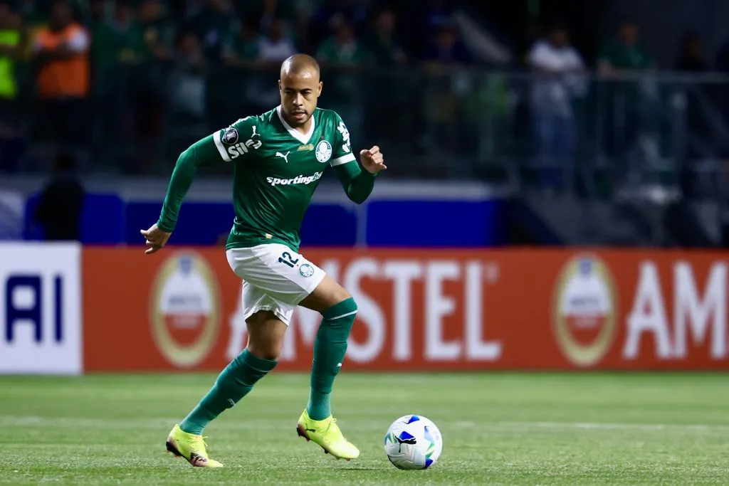 SP – SAO PAULO – 15/05/2025 – COPA LIBERTADORES 2025, PALMEIRAS X BOLIVAR – Mayke jogador do Palmeiras durante partida contra o Bolivar no estadio Arena Allianz Parque pelo campeonato Copa Libertadores 2025. Foto: Marcello Zambrana/AGIF