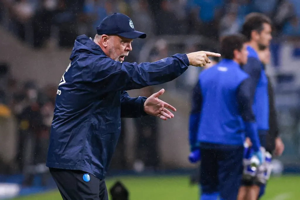 Mano Menezes, técnico do Grêmio. Foto: Maxi Franzoi/AGIF