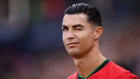 Cristiano Ronaldo em partida pela seleção de Portugal. (Photo by Justin Setterfield/Getty Images)