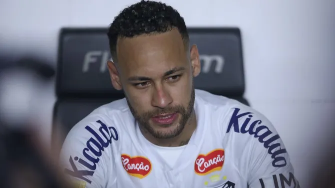 Neymar, atacante do Santos. Foto: Reinaldo Campos/AGIF