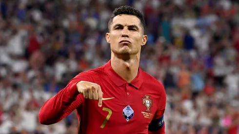 BUDAPEST, HUNGARY – JUNE 23: Cristiano Ronaldo of Portugal celebrates after scoring their side's first goal during the UEFA Euro 2020 Championship Group F match between Portugal and France at Puskas Arena on June 23, 2021 in Budapest, Hungary. (Photo by Tibor Illyes – Pool/Getty Images)