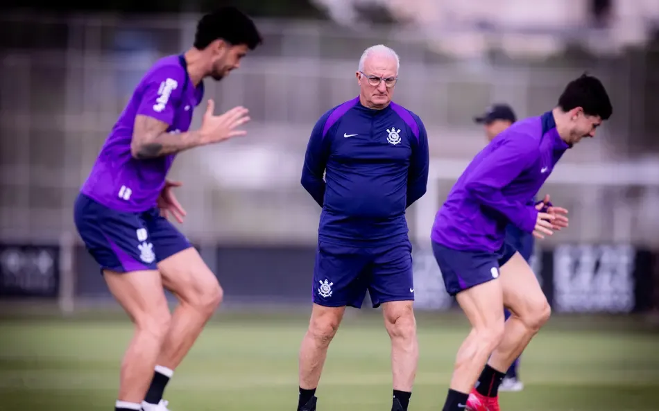 Dorival Júnior comandando treino do Corinthians. (Foto: Rodrigo Coca/Ag.Corinthians)