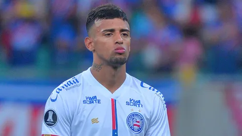 BA - SALVADOR - 13/03/2025 - COPA LIBERTADORES 2025, BAHIA X BOSTON RIVER - Luciano Rodriguez, jogador do Bahia durante partida contra o Boston River no estadio Arena Fonte Nova pelo campeonato Copa Libertadores 2025. Foto: Walmir Cirne/AGIF