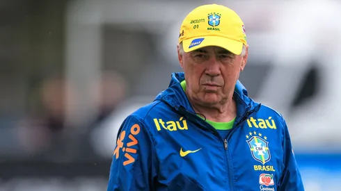 Carlo Ancelotti, técnico da Seleção Brasileira. Ettore Chiereguini/AGIF
