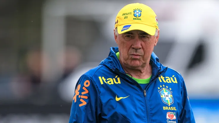 Carlo Ancelotti, técnico da Seleção Brasileira. Ettore Chiereguini/AGIF