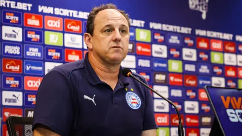 Rogério Ceni, técnico do Bahia, em entrevista após partida contra o Náutico, na Copa do Nordeste (Imagem: Letícia Martins/EC Bahia)