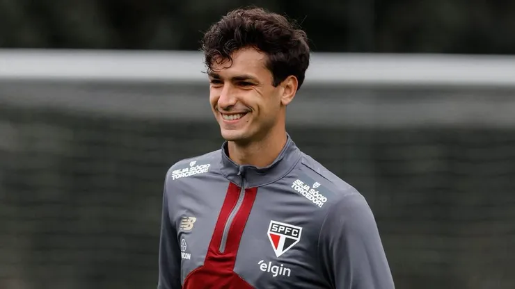 Juan Dinenno em primeiro treino pelo São Paulo - Foto: Rubens Chiri/ São Paulo FC