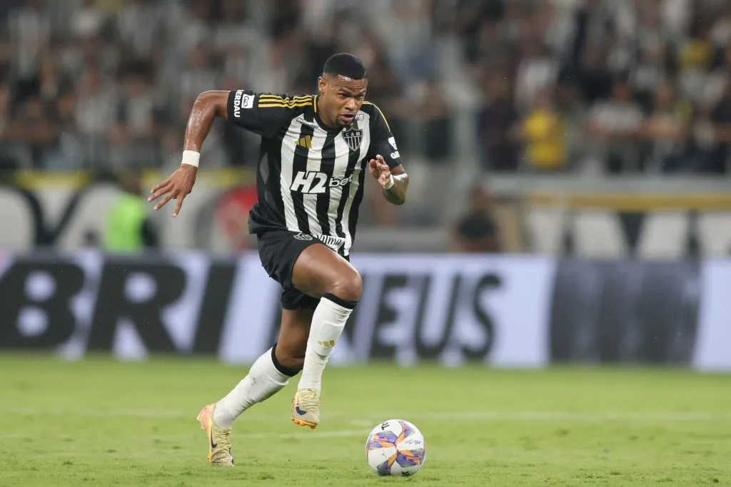MG – BELO HORIZONTE – 29/01/2025 – MINEIRO 2025, ATLETICO-MG X AMERICA-MG – 
junior Santos jogador do Atletico-MG durante partida contra o America-MG no estadio Mineirao pelo campeonato Mineiro 2025. Foto: Gilson Lobo/AGIF