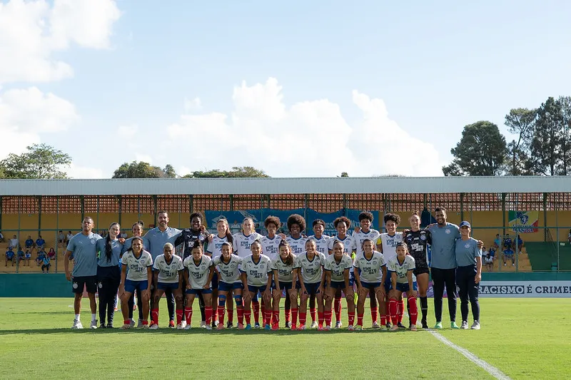 Elenco do Bahia que disputa o Brasileirão Feminino (Reprodução/Alê Torres/Staff Images Woman/CBF)
