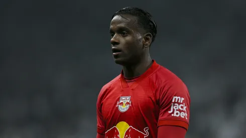 SAO PAULO, BRAZIL – AUGUST 10: Helinho of Red Bull Bragantino looks on during the Brasileirao 2024 match between Corinthians and Red Bull Bragantino at Neo Quimica Arena on August 10, 2024 in Sao Paulo, Brazil. (Photo by Ricardo Moreira/Getty Images)