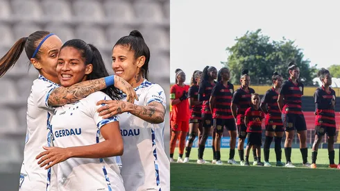 Confira todas as informações do duelo entre Cruzeiro x Sport pelo Brasileirão Feminino (Reprodução/Rebeca Reis/Staff Images Woman/CBF e Sandy James/Sport)