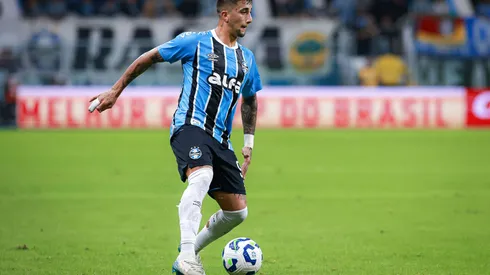 Cristian Olivera, atacante do Grêmio. Maxi Franzoi/AGIF