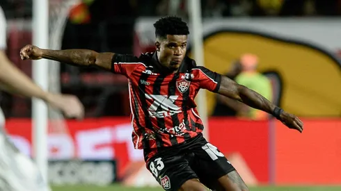 Jamerson jogador do Vitoria durante partida contra o Gremio no estadio Barradao pelo campeonato Brasileiro A 2025. Foto: Jhony Pinho/AGIF
