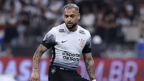 SP – SAO PAULO – 09/02/2025 – PAULISTA 2025, CORINTHIANS X SAO BERNARDO – Maycon jogador do Corinthians durante partida contra o Sao Bernardo no estadio Arena Corinthians pelo campeonato Paulista 2025. Foto: Marcello Zambrana/AGIF
