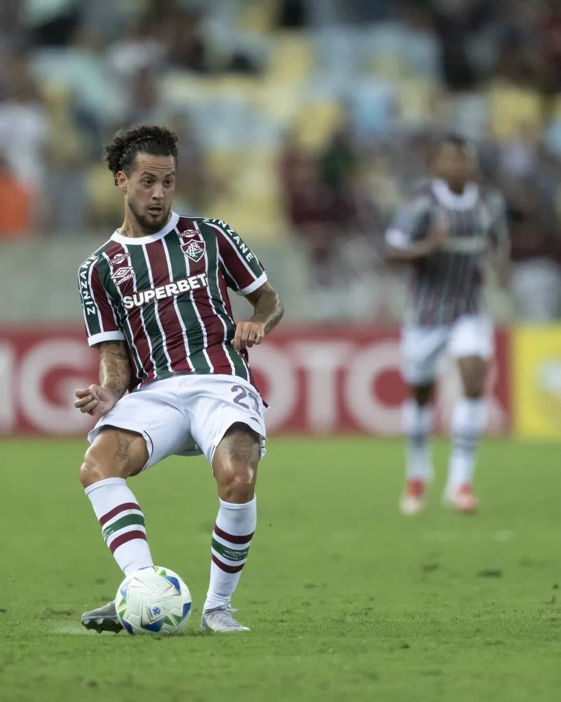 RJ – RIO DE JANEIRO – 29/05/2025 – COPA SUL-AMERICANA 2025, FLUMINENSE X ONCE CALDAS – Guga jogador do Fluminense durante partida contra o Once Caldas no estadio Maracana pelo campeonato Copa Sul-americana 2025. Foto: Jorge Rodrigues/AGIF