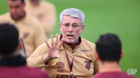 Odair Hellmann, técnico do Athletico-PR. Foto: José Tramontin/athletico.com.br