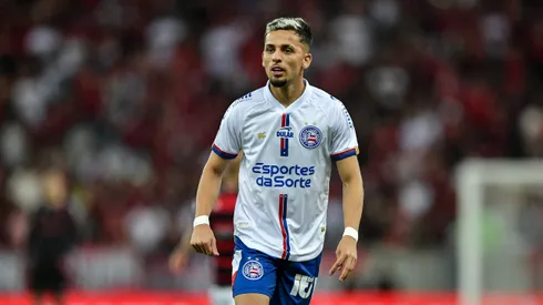 RJ – RIO DE JANEIRO – 20/06/2024 – BRASILEIRO A 2024, FLAMENGO X BAHIA – Biel jogador do Bahia durante partida contra o Flamengo no estadio Maracana pelo campeonato Brasileiro A 2024. Foto: Thiago Ribeiro/AGIF
