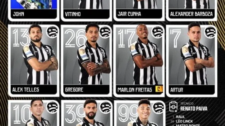 Escalação do Botafogo