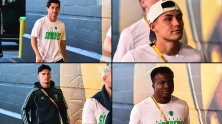 Chegada do Seattle Sounders