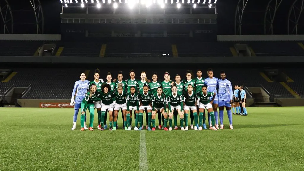 Elenco do Palmeiras da atual temporada (Reprodução/Rebeca Reis/Staff Images Woman/CBF)