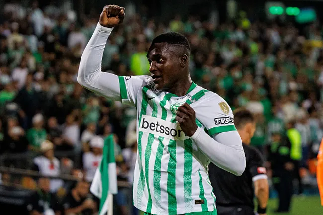Kevin Viveros, jogador do Atlético Nacional –  (Photo by Mauricio Duque/Eurasia Sport Images/Getty Images)