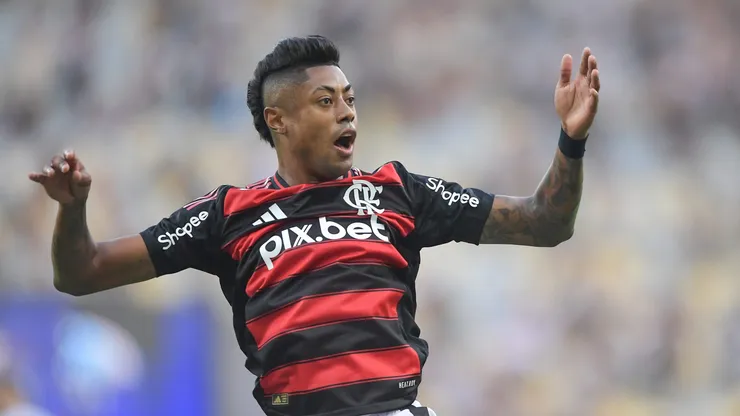 Bruno Henrique jogador do Flamengo durante partida contra o Vasco no estadio Maracana pelo campeonato Carioca 2025.