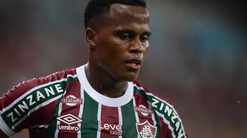 Arias durante confronto contra o Flamengo no Campeonato Carioca de 2025.