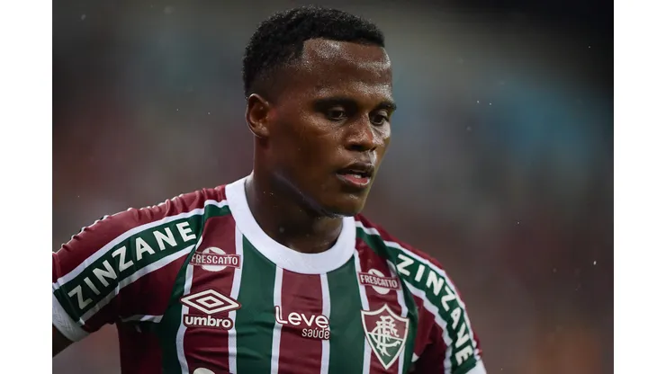 Arias durante confronto contra o Flamengo no Campeonato Carioca de 2025.