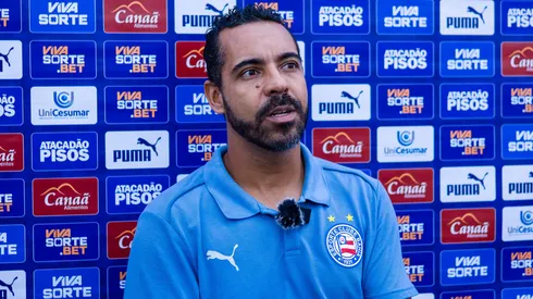 Felipe Freitas, técnico do Bahia, fala sobre a importância do confronto contra o Juventude (Reprodução/Leticia Martins/Bahia)