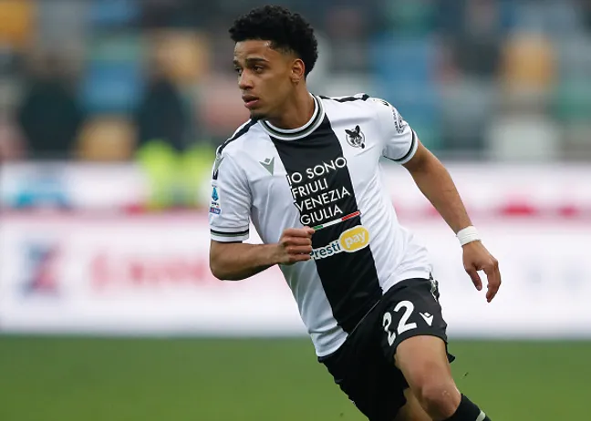 Brenner jogando na Udinese em 2024 – (Photo by Timothy Rogers/Getty Images)