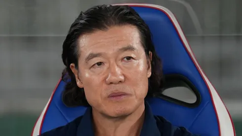 YOKOHAMA, JAPAN – OCTOBER 02: Ulsan HD head coach Kim Pangon looks on prior to the AFC Champions League Elite East Region match between Yokohama F. Marinos and Ulsan HD at International Stadium Yokohama on October 02, 2024 in Yokohama, Kanagawa, Japan. (Photo by Etsuo Hara/Getty Images)