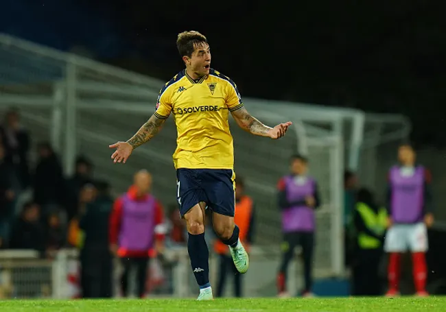 Vinicius Zanocelo atuando no Estoril-POR em 2025 –  (Photo by Gualter Fatia/Getty Images)