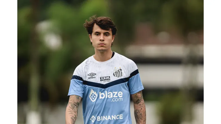 Vinicius Zanocelo no Santos em 2024