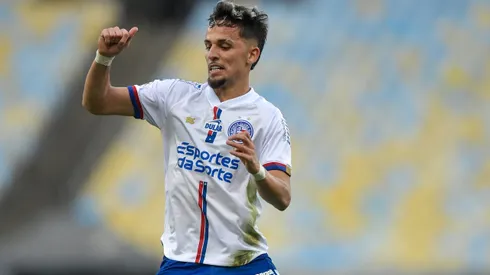 Biel jogador do Bahia durante partida contra o Fluminense no estadio Maracana pelo campeonato Brasileiro A 2024.
