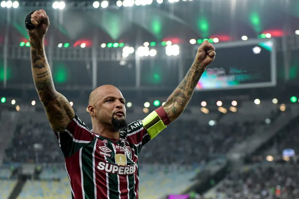 Felipe Melo jogando pelo Fluminense – Foto: Thiago Ribeiro/AGIF
