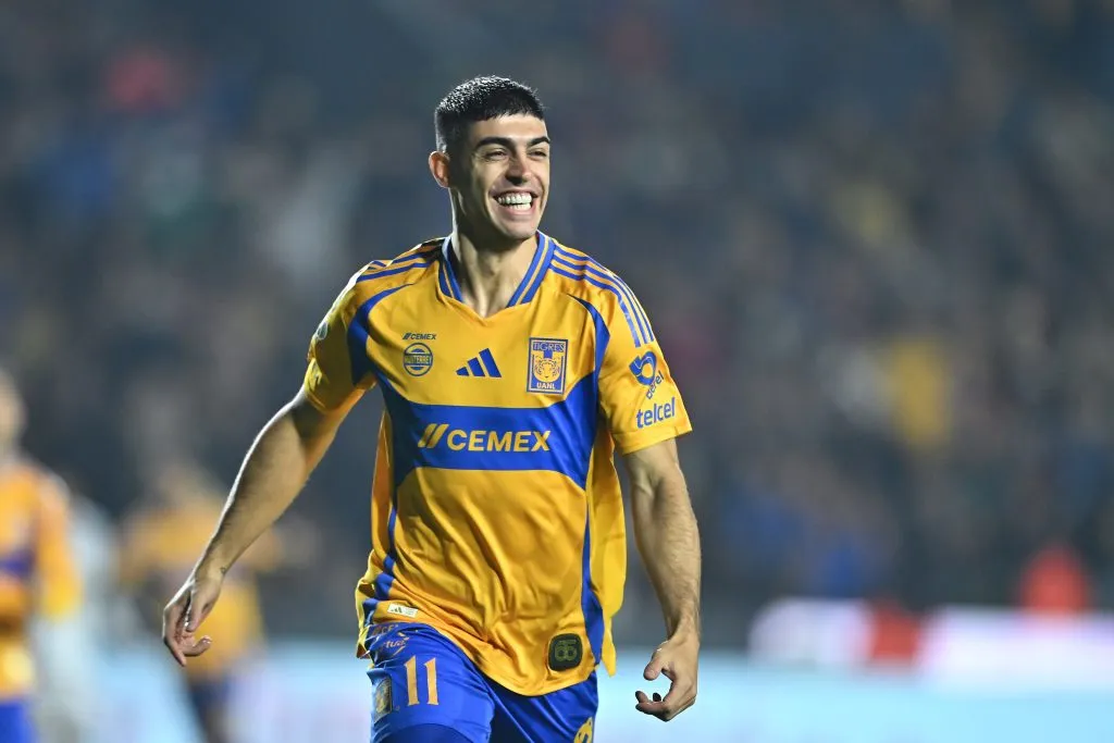 Juan Brunetta vem se destacando com a camisa do Tigres. (Foto: Azael Rodriguez/Getty Images)