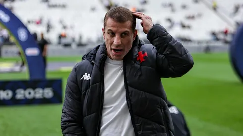 SP – SAO PAULO – 05/04/2025 – BRASILEIRO A 2025, CORINTHIANS X VASCO – Pedrinho presidente do Vasco antes da partida contra o Corinthians no estadio Arena Corinthians pelo campeonato Brasileiro A 2025. Foto: Fabio Giannelli/AGIF