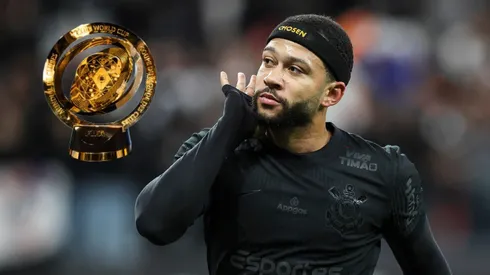Memphis Depay, jogador do Corinthians. (Photo by Alexandre Schneider/Getty Images)