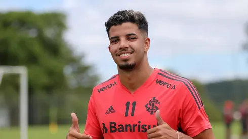 Kaique Rocha disputou apenas uma partida pelo Internacional em 2025. Foto: Ricardo Duarte/Internacional