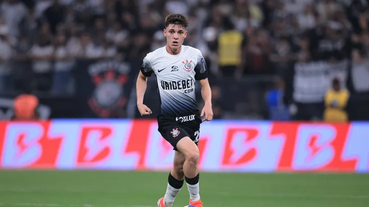 Breno Bidon jogador do Corinthians durante partida contra o America-RN no estadio Arena Corinthians pelo campeonato Copa Do Brasil 2024.